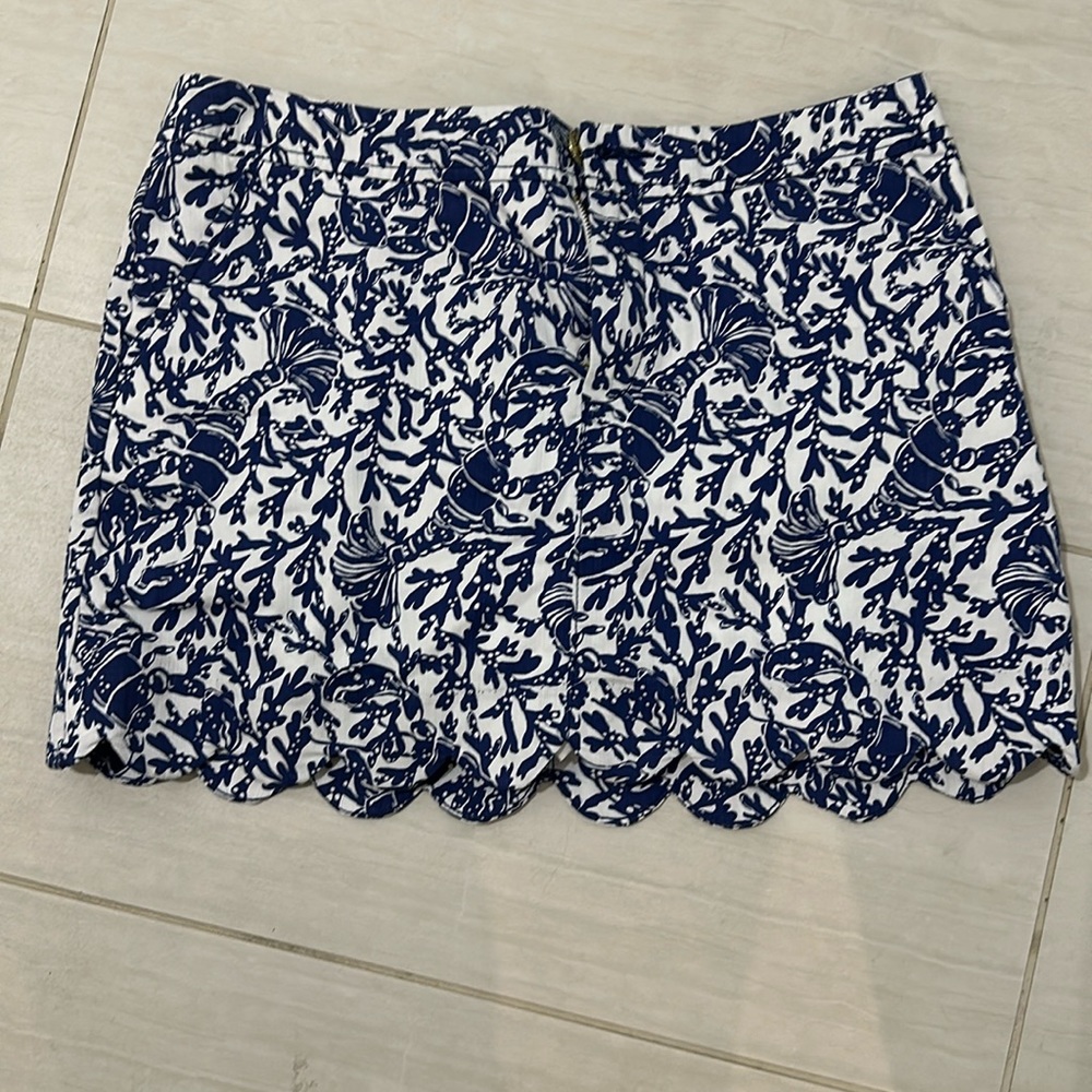 Lily Pulitzer navy/white skort